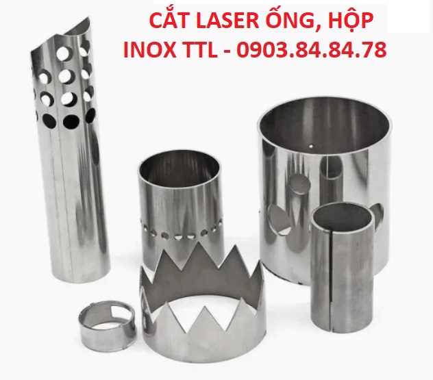 gia công cắt laser ống, hộp inox, nhôm, sắt